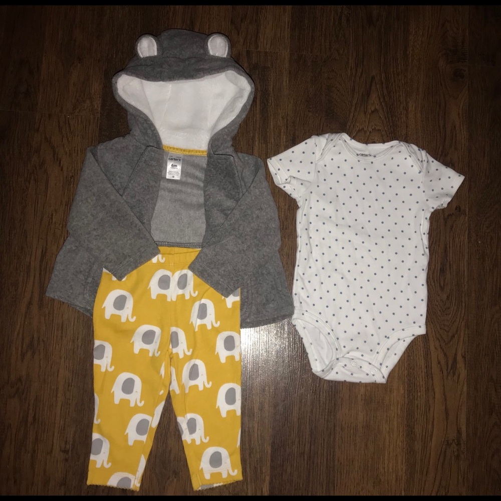 Carters 6month baby girl set